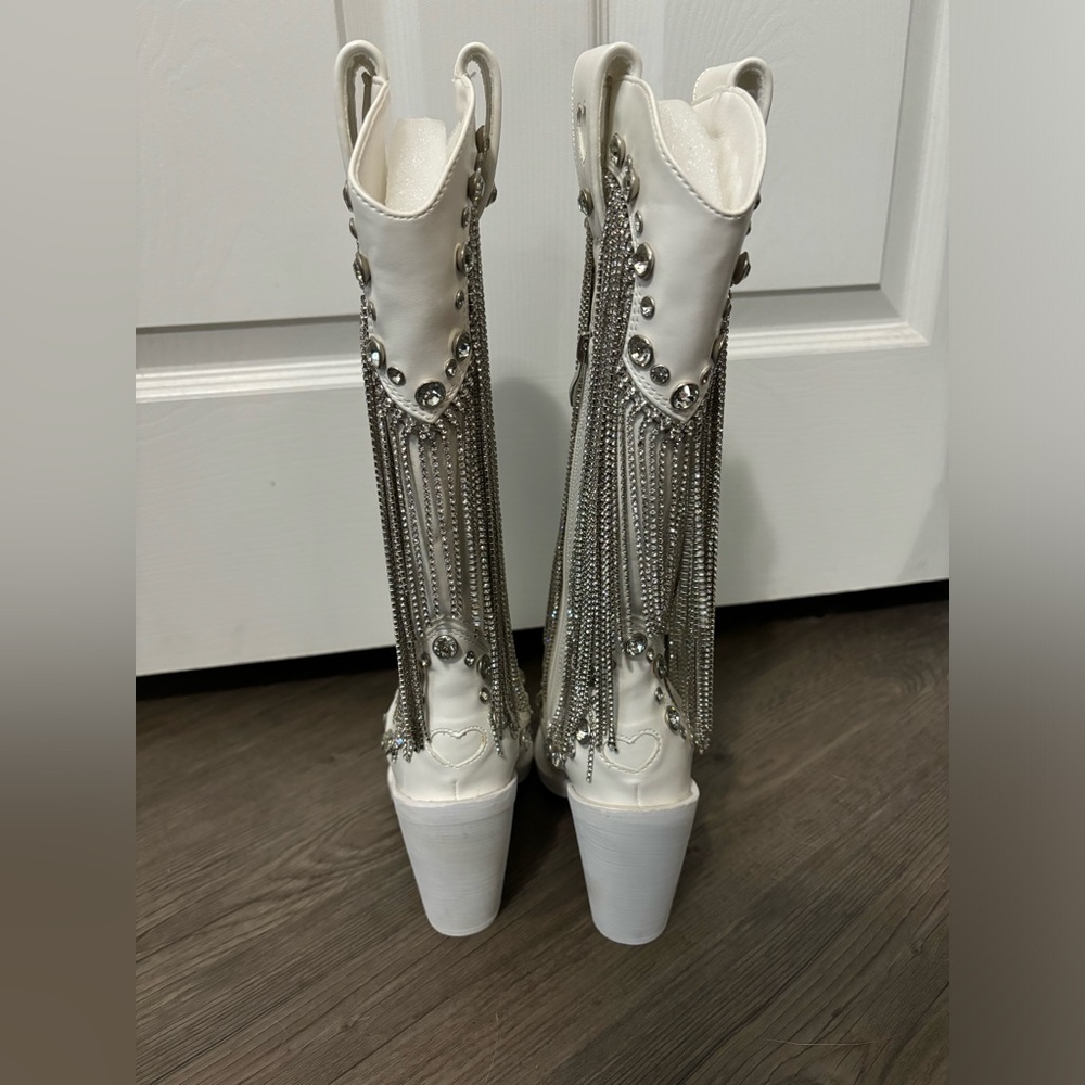 Dolls Kill / Sugar Thrillz Present Perfect Cowboy Boots - Picture 7 of 8
